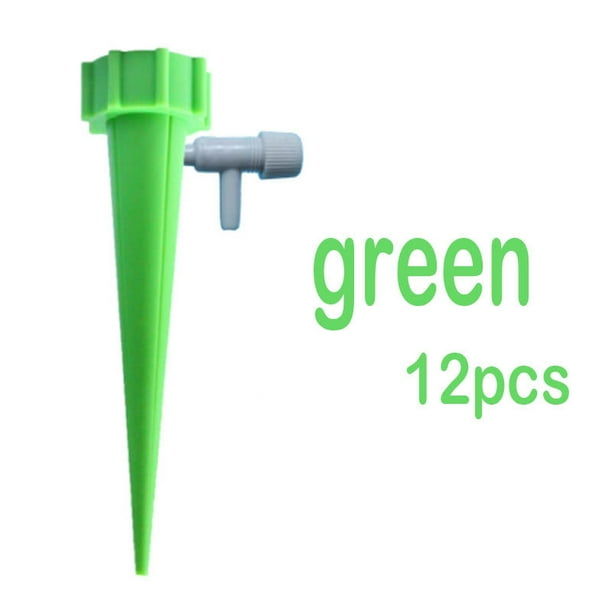 12pcs Adjustable Self Watering Spikes, Indoor Outdoor Plastic Bottle