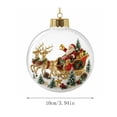 thumbnail image 3 of Glowing Christmas Story Ornament,Light-Up 3D Miniature Scene Clear PVC Globe Christmas Tree Ornament, Festive Keepsake Gift for Home Christmas Party Decoration, 3 of 7