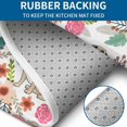 thumbnail image 4 of Pugs and Pioneer Flower Bathroom Rugs Sets 3 Piece,Toilet Cover Set,Absorbent Non Slip Bathroom Mats Sets with U-Shaped Contour Rug Toilet Rug Set, 4 of 5
