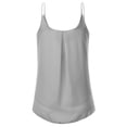 thumbnail image 3 of Doublju Women's Sleeveless Chiffon Tank Top Pleated Flowy Tunic Tank, 3 of 4