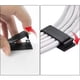 thumbnail image 5 of Organizador de cables adhesivo, soporte para cables, arnés de gestión de cables, abrazadera con clip para PC de casa, cableado de cable USB, administrador de cables de escritorio, 5 of 5