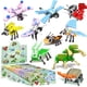 thumbnail image 1 of Juguete de bloques de construcción para niños, ensamblaje de partículas pequeñas, insectos adorables y divertidos, 10 cajas (Xiaomingxing 52048), 1 of 2