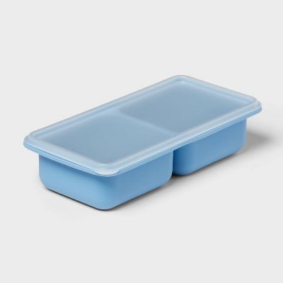 2c Silicone Freezer Mold with Lid Blue