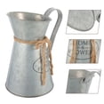 thumbnail image 1 of unbranded Jarra Metálica Vintage Color Plata Para Arreglo Floral Y Plantas Decorativas, 1 of 6