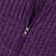 thumbnail image 5 of Suéteres para Mujer, Sudaderas de Punto de Larga con Cremallera, Sudaderas Acanaladas, Sudaderas Casuales Holgadas con Bolsillo. Púrpura XXL, 5 of 10