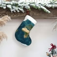 thumbnail image 6 of Haiem World Map Pattern Christmas Stockings, Personalized 18 Inches Knit Christmas Stockings Xmas Hanging Stockings for Family Christmas Decorations, 6 of 7