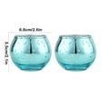 thumbnail image 3 of Christmas Decorations, 2pcs Spherical Glass Candle Holders Transparent Aromatherapy Candle Cups for Candlelight Dinner Holiday Gift Home Party Decor 2025 Trend Collection, 3 of 7