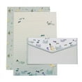 thumbnail image 5 of Lksixu Stationary Paper and Envelopes Set, 6 Sheets Lined Letter Writing Paper with 3 Matching Envelopes, Floral Style Stationary Writing Paper Cute Greeting Paper(Size 5.5"x8.2"), 5 of 7
