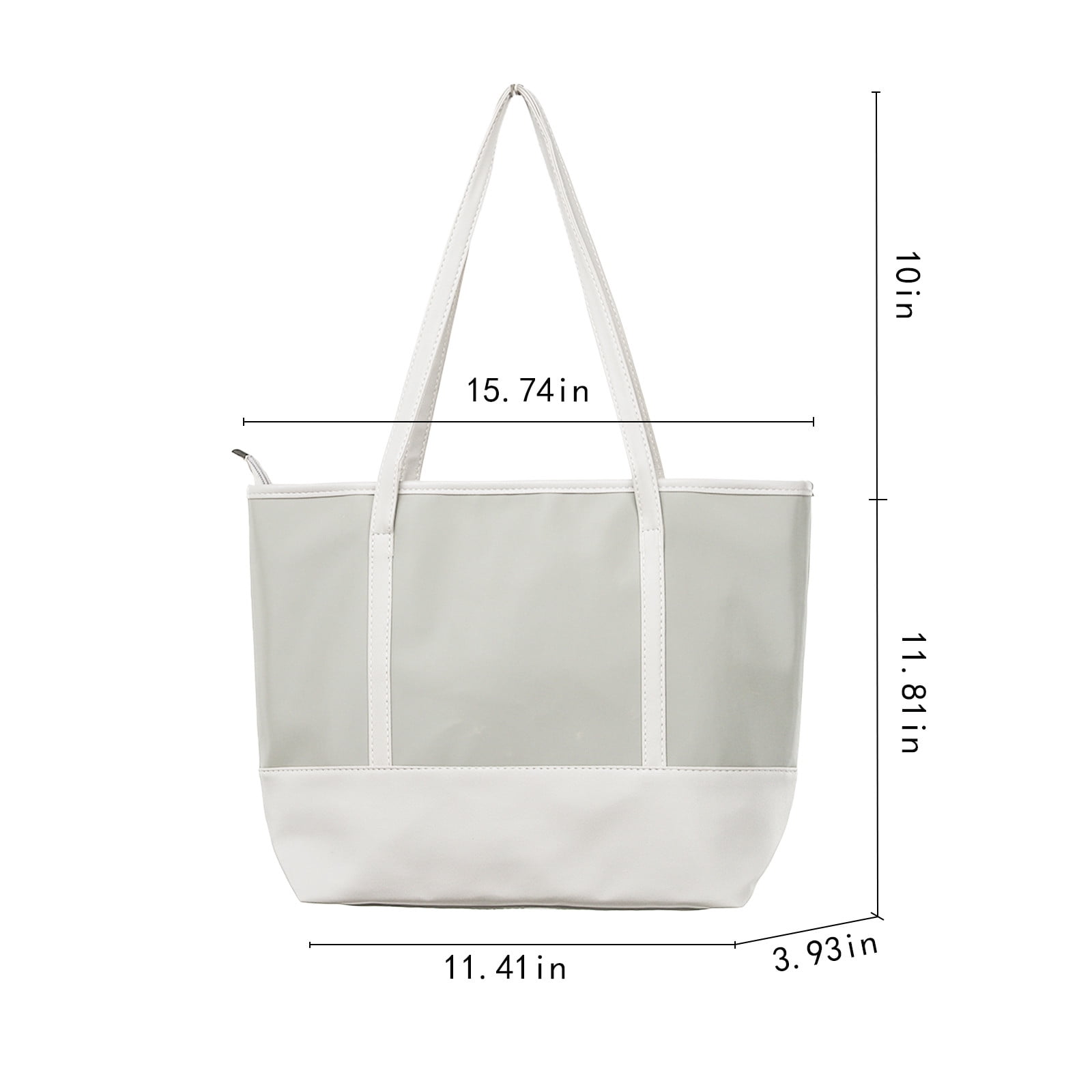 jovati Large Leather Tote Bag for Women Womens Handbag Womens Soft Tote Shoulder Bag Large Capacity Handbag Soft Leather Womens Shoulder Bag Tote Bags for Women with Zipper Walmart