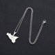 thumbnail image 4 of Collar con colgante minimalista Sonducket de acero inoxidable dorado, 4 of 6