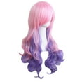 thumbnail image 4 of DOPI Human Hair Wigs For Women Natural Colorful Long Straight Synthetic Wig Full Wigs For Women Heat Friendly, 4 of 5