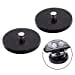 thumbnail image 3 of 2 Pcs Magnetic Light Bar Mount, Magnetic Work Light Base, Powerful Magnet Mounting Brackets Holder with Rubber Pad for Off-Road Driving Lamp, Curved LED Light Bar, Emergency Light, Roof Flashlight, 3 of 10