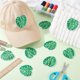 thumbnail image 4 of 10 parches termoadhesivos de hojas verdes con diseño de hojas de Monstera, bordados, autoadhesivos, para reparar ropa, vaqueros, bolsos y camisetas., 4 of 5