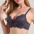 thumbnail image 6 of Zpanxa Bras for Women Solid Underwire Seamless Bra with Thin Adjustable Straps V-Neck and Back Closure for Everyday Wear, 6 of 9