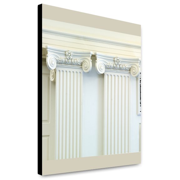 Canvas Print: Courtroom Columns, U.S. Courthouse, Tallahassee, Florida, 2008
