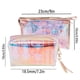 thumbnail image 2 of Sonducket 2 unids/set bolsa de cosméticos transparente resistente y duradera para artículos esenciales de viaje bolsa de cosméticos de viaje Bolsas de mensajero y de hombro, 2 of 6