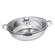 thumbnail image 4 of Olla caliente con divisor, utensilios de cocina japoneses, olla caliente, olla de Mandarín, olla de sopa de dos para cocina, restaurante, , 30 CENTIMETROS mayimx Ollas Calientes Divididas, 4 of 9