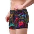 thumbnail image 3 of Rateoe Mandala Colorful Mens Boxer Briefs Poly Spandex Performance Boxer Briefs Underwear Hem Boxer Briefs - Small, 3 of 8