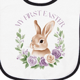 thumbnail image 3 of Inktastic My First Easter Bunny Baby Terry Cloth Bib, 3 of 3