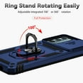thumbnail image 6 of for Moto G Stylus 5G 2022 Case with Slide Camera Cover HD Screen Protector [Military Grade Drop Tested] Magnetic Ring Holder Kickstand Protective Phone Case for Motorola Moto G Stylus 5G 2022, Navy, 6 of 18