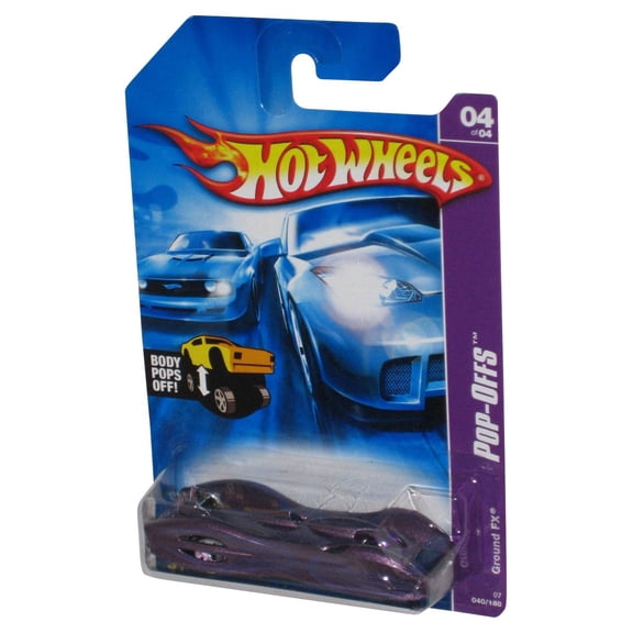 Hot Wheels Pop-Offs Ground FX (2006) Purple Toy Car 040/180