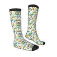 thumbnail image 3 of Haiem Summer Leopard Socks, Funny Novelty Crazy Design Cotton Socks Sports Socks Knee High Socks For Men, Women,1Pairs - Gift For Working Friends, 3 of 9