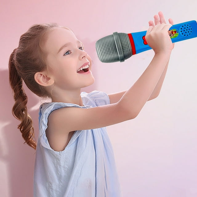 Meitianfacai Microphone Électronique pour Enfants Petit Microphone Éducatif Jouets Électroniques