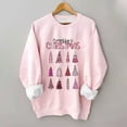 thumbnail image 4 of JINMGG Christmas , Womens Plus Size Tops Women Fashion Christmas Print Crewneck Long Sleeve Loose Sweatshirt Tops, 4 of 4