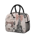 thumbnail image 1 of Sac à Lunch de Voyage – Sac Isotherme Vintage, Isolé et Portable pour l'Extérieur, 1 of 6
