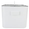 thumbnail image 4 of Caja de almacenamiento grande de doble capa para oficina, compartimento de plástico blanco, a prueba de polvo, botiquín, 4 of 14