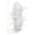 thumbnail image 1 of Puños de plumas, decoración de muñecas, joyería de estilo antiguo, negro (a)-C-blanco-Código de modelo24036 C blanco, 1 of 4