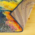 thumbnail image 3 of Caspian Modern Abstract Indoor Area Rug by Blue Nile Mills, 8' x 10', Blue, 3 of 4
