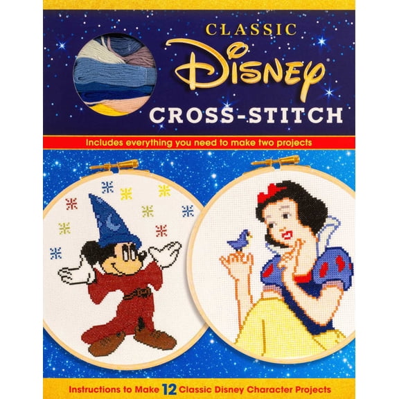Classic Disney Cross-Stitch (Hardcover)