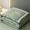 thumbnail image 3 of Solid Color Quilt Lightweight Comforter Summer Quilt Soft Bedspread For King Twin Full Size Bed Washable Quilts Quilted Blanket For All Season, 3 of 5