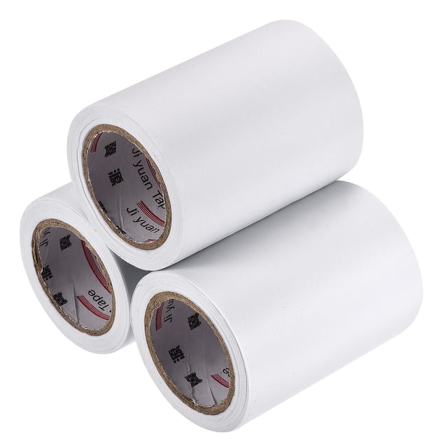 Unique Bargains 8cmx12m Non-Adhesive Protector Wrap Pipe Protective Tape White 3Pack