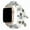 Silver, variant on Compatible With White Apple Watch Band 38mm 40mm 41mm Women Agate Bracelet Strap, Fashion Handmade Elastic Replacement for iWatch Bands Series 8/7/6/5/4/3/2/1 Girls Wristband