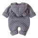 thumbnail image 2 of 1 pieza de mono de punto para bebé, niño y niña, sudadera con capucha para bebé, suéter, mono de oso, mono de una pieza, ropa de abrigo, 2 of 8
