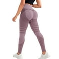 thumbnail image 2 of Outfmvch Leggins Tummy Control Butt Lift Workout Leggings High Waisted Pants for Women Flare Leggings for Women Womens Leggings with Pocket Running Shorts for Women Watermelon Red M, 2 of 5