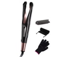 thumbnail image 1 of Mujer LCD Calefacción rápida Plancha de pelo Curler Spa 2-en-1 Ajustable 10 modos Hierro Peluquería Demasiado belleza Suministros de belleza EE. UU. Yuarrent CE001716-02B, 1 of 7