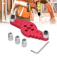 thumbnail image 4 of Drilling Locator, Standard Sizes Handheld Drill Guide Aluminum Alloy Durable  For Punching Positioning, 4 of 8