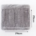 thumbnail image 2 of Winter Scarf With Warmth And Plush Same Gender Design Protection High Neck Thick Yarn Single Circle Solid Color And Neck Cover, 2 of 6