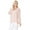 Blush, variant on Women's Long-Sleeve V-Neck Casual Knit Top Sweatshirt Pullover Sweater MK3392-BLUSH-M