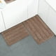 thumbnail image 5 of Matsuzay Alfombrilla de puerta Opción elegante y que ahorra espacio para alfombrillas de entrada Alfombrillas de baño Alfombrilla de baño Juegos de accesorios de baño café 43*61 CM, 5 of 6