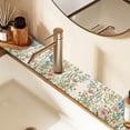 thumbnail image 2 of Yayeee Faucet Mat for Kitchen Sink 30" Diatomite Long Splash Guard Pad, Colorful Wildflowers, 2 Pack, 2 of 7