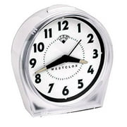 Westclox 15550 Keno White Alarm Clock