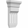 thumbnail image 2 of Ekena Millwork BKT06X10X02ED 6-Inch W x 2-Inch D x 10 3/8-Inch H Edwards Bracket, 2 of 4