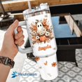 thumbnail image 6 of Spooky Tumbler 40Oz With Handle For Men, Women - Halloween Fall Tea Cup For Her - Cute Ghost Gifts For Mom, Dad, Sister - Halloween Kitchen Decor, Funny Pumpkin Gift For Friend, Coworker, 6 of 6
