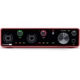thumbnail image 3 of Focusrite Scarlett 4i4 USB Audio/MIDI Interface (3rd Gen) Bundle with Studio Monitor Headphone & 4x XLR-XLR Cable, 3 of 8