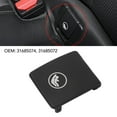 thumbnail image 3 of Isofix Rear Child  Safe Anchor ISOFix Cover 31685072 Replacement For S90 V90 S60 V60 XC40 XC60 Black, 3 of 8
