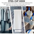 thumbnail image 2 of Ceiling Hooks Heavy Duty 100pcs Screw- in Cup Hooks Carbon Steel Ceiling Hooks Wall Hooks Kitchen Hanger for Hanging Cups Mugs Plants Outdoor Garland Hanger, 2 of 5